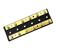 KIXZSAZ Heavy-Duty Marine Terminal Block 60A Brass Bus Bar 6P Power Distribution Block Performance