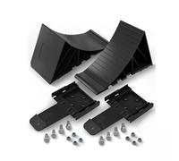 KIXZSAZ Heavy Duty Wheel Chocks Provide Essential Vehicle Stability And Anti Movement Solutions For Everyday Drivers Easy Removal Tire Stopper Replacement Accessory, black, 22x9x11cm