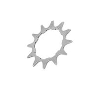 KIXZSAZ High Performance Bike Freewheel Refit Component Parts Adapter Crafted For Riders Seeking Reliability And Durability In Cycling Bicycle Single Speed Cassette Cog Hub, Silver, 12T