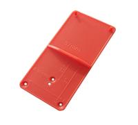 KIXZSAZ Hinge Guide Solid Durable Small Holes Locator Simple for Operation Punch Locators Time Saving Drilling Hand Tool Door Cabinets, Orange, 1