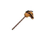 KIXZSAZ Hobby Horse Riding Toy Music Stick Animal Offers Fun And Engaging Experiences While Developing Balance Skills Plush Hobby Horse Stick Toy With Sound , light brown , 2