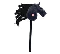 KIXZSAZ Hobby Horse Riding Toy Music Stick Animal Offers Fun And Engaging Experiences While Developing Balance Skills Plush Hobby Horse Stick Toy With Sound , black ,