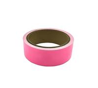 KIXZSAZ Home Office Portable Trimmable Luminous Warning Tape Staise Pathway Glow in Dark Self Adhesive Safety Strip Tapes, Pink, 5mm