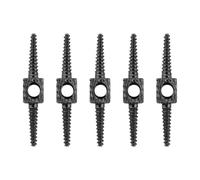 KIXZSAZ Hose Routing Repair Adapter Barb Connector Reliable Internal Cable Routing Tool for Smooth Bike Brake Operations Bike Cable Joint Accessories Tool, Black, 2.63x0.5cm