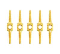 KIXZSAZ Hose Routing Repair Adapter Barb Connector Reliable Internal Cable Routing Tool for Smooth Bike Brake Operations Bike Cable Joint Accessories Tool, Gold, 2.63x0.5cm