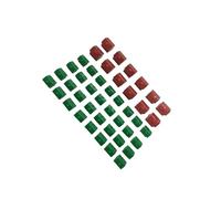 KIXZSAZ Hotel Game Replacement Boosts Fun Factor With 12 Red Houses And 32 Green Houses Game Pieces Designed For Enthusiastic Gamers Plastic Hotels Piece Supplement
