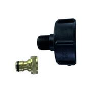 KIXZSAZ IBC Container Brass Connectors Replacement Household Portable Barrels S60x6 Threaded Adapter Converter, 3/4 Inch Copper