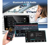 KIXZSAZ In-Dash Car Stereo Compatible Con Forsd Focus Integrates Advanced Functionality For Emparejar Tu Smartphone Es Rápido Y Sencillo. Realiza Llamadas, Black, 1+32G