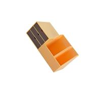 KIXZSAZ Interactive Dollhouse Miniature Bookshelf Helps Children Develop Organizational Skills While Creating Unique Life Scenes Dollhouse Desk Shelf, Yellow, 3.7x5.3x4.6cm