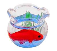 KIXZSAZ Interactive Dollhouse Miniature Fish Tank Models Add Depth And Realism To Every Scene Enhancing Overall Playfulness Realistic Fish In Aquarium Model , Red , 2x2cm