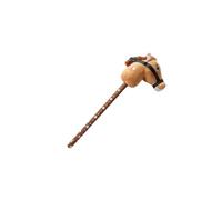 KIXZSAZ Interactive Plush Hobby Horse Stick Toy Offers Real Riding Experience While Promoting Child Development Features Plush Hobby Horse Stick Toy With , light brown , 4