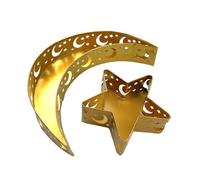 KIXZSAZ Iron Moon Shape Service Plate Stylish Solid Color Unfading Anti-Rust Restaurant Feast Wedding Dish Tray Tableware, Type 5