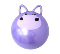 KIXZSAZ Jumping Ball Childrens Toy Ball With Handle Eye Catching Fun Improving Coordination Skills Suitable For Mixed Age Groups Children Bouncer Sports , violet , 42x46cm