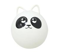 KIXZSAZ Jumping Ball Childrens Toy Ball With Handle Eye Catching Fun Improving Coordination Skills Suitable For Mixed Age Groups Children Bouncer Sports , white , 42x46cm