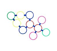 KIXZSAZ Jumping Hoops Soccer Training Rings Set Trainers Boost Childrens Concentration And Skills And Improve Childrens Concentration And Movement Coordination