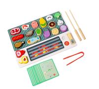 KIXZSAZ Kids BBQ Grill Playset Toy Grill Educational Interactive Role Playing Kitchen Pretend Play Kids Playset With Play Foods Allows Children To Exercise Hand Eye Coordination And Fine Motor Skills