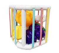 KIXZSAZ Kids Color Sorting Sensory Bin Baby Shape Sorter Toy Educational Learning Fine Motor Skills Playtime Gift Kids Color Sorting Sensory Bin Toys Gifts