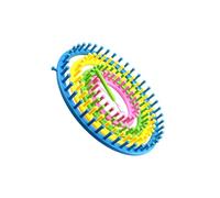 KIXZSAZ Knitting Plastic Circle Hat Looms Craft Tool Kits Addition to Crafting Collection Knitting Enthusiasts Sweater Blankets Yarn Tool for Adult Round Looms Set with Hook Needle