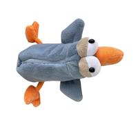 KIXZSAZ Large Capacity Plush Bird Pencil Case Organizer Zipper Storage Option for Boys Girls Adults Teens Bird Plush Pencil Case Doubles As Cartoon Makeup Bag and is Very Attractive.