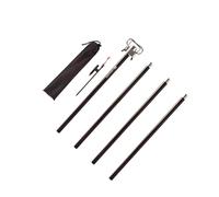 KIXZSAZ Light Stand Camping Lamp Bracket For Picnics Lightweight Outdoor Lantern Stand Backyard Activities Camping Lantern Is Foldable And Comes With Ground Stake And Storage Bag, Black, 169 cm