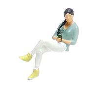 KIXZSAZ Lightweight People Figures Model Train Layouts 1/64 Scale Figures Diorama Miniature Toys Project Models Diorama Railway Miniature, women