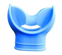 KIXZSAZ Lightweight Scuba Diving Mouthpiece Replacement Comfortable High Performance Soft Silicone Accessories For Adults Scuba Diving Regulator Mouthpiece Comfort Bite, Blue, 5.12x5.39cm