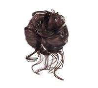 KIXZSAZ Made With High Temperature Fiber Synthetic Hair Clip Creates Long-lasting Style Claw Clip Messy Bun Hair Piece, as shown 1