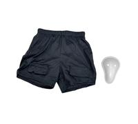 KIXZSAZ Men Loose Hockey Shorts Designed With Comfort In Mind Making Suitable For All Players Is Protections Jockstrap Shorts Specifically Designed For Ice, with Crotch shell, M