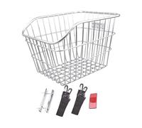 KIXZSAZ Metal Rear Bike Storage Basket For Adults Featuring Stylish Bevel Cycling Essentials On Every Ride Making Versatile Accessory For All Biking Needs. Bicycle Basket Men