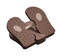 KIXZSAZ Mini Stepper Exercise Foot Stepper Machine With Nonslip Bottom Calf Strher For Efficient Home Workouts Foot Machine Mini Stair, brown, 23.5x21.5x11.5cm