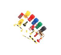 KIXZSAZ Miniature Traffic Signs for Creative Playset Enhancing Kids Learning Experiences Through Fun Interactive Educational Models Garbage Classification , 17 pcs , 15x13x8cm