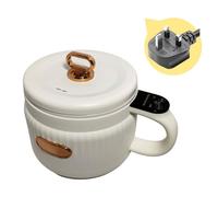 KIXZSAZ Multi-function Electric Cooking Pot For Quick Cooking Even Noodle Cooker Electric Rice Cooker Heater, white
