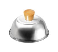 KIXZSAZ Multi-Purpose Burger Cover Basting Lid Designed For Ultimate Versatility In Cooking Delicious Steaks And Burgers To Perfection Heavy Duty Griddle Dome Steam Lid Stainless Steel