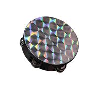 KIXZSAZ Musical Instrument Children Educational Drum Tambourine Handheld Percussion Fun Singing Dancing Activities Musical Instrument Children Drum Tambourine, Style A