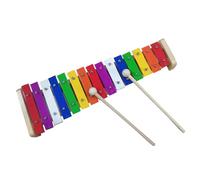 KIXZSAZ Musical Toy Hand Percussion Toy With 2 Mallets Inspiring Future Musicians By Offering Unique Sounds And Playful Interaction Professional Xylophone 15 Note Metal Xylophone