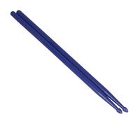 KIXZSAZ Nylon Drumsticks Drum Stick High Toughness Unbreakable Musical Instrument Handles Sticks Heads Anti-slip Resistant, Dark Blue