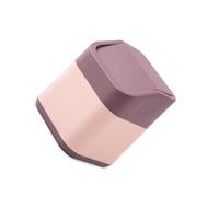 KIXZSAZ Our Minimalist Storage Bin with Lid is Perfect for Any Room Our Trash Can is Made of High-Quality Plastic Household, Flipped Red+Pink