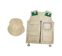 KIXZSAZ Outdoor Exploration Vest For Kids Enhances Learning Playtime With Cargo Vest And Kids Exploration Tools Outdoor Early Learning Set Adventure Kits Costume