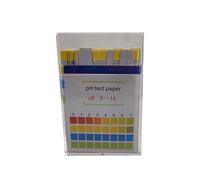KIXZSAZ Pack of 100 PH Indicator Cosmetics Soil Controller Urine 0-14 Clear Result with Card Quick Response Test Strip Litmus Paper