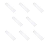 KIXZSAZ Pack of 8 Rectangle Bookmark Mold Silicone Key Chain Necklace Ornament Jewelry Mould Making Casting Crafts Gifts