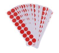 KIXZSAZ Pack of 900 Target Sticker Convenience Accessories Practical DIY Patches Paper Patch Bright Color Training Prop, red
