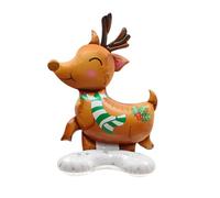 KIXZSAZ Party Decorations Christmas Foil Balloons For Christmas Day Party Balloon Supplies Exquisite Patterns, multicolor, Reindeer