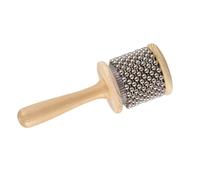 KIXZSAZ Percussion Instrument With Metal Beads Wonderful Cabasa Sounds Both Kids And Professional Players Kindergarten Musical Instrument Musical Toy Shaker Percussion, Dia 6.5cm