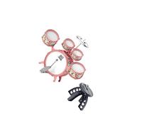 KIXZSAZ Percussion Music Instrument Inspiring Young Minds To Discover Music While Having Fun With Friends And Family Kids Jazz Drum Set Percussion Instrument , pink , 54x16x39cm