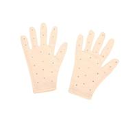 KIXZSAZ Performance-Ready Skating Competition Gloves With Rhinestone Embellishments Providing Elegant Feel While Ensuring Warmth Comfortable Fashion Skating, M Skin Color