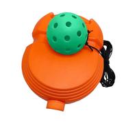 KIXZSAZ Pickleball Practice Trainer Must Have Outdoor Sports Supplies 40 Holes Simplifies Training Sessions For Kids Adults Single Player Beginner Adult Kid Pickleball Lover, Green Ball, 24x16x5cm