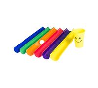 KIXZSAZ Pipeline Challenge Teamwork Exercise Activities For Groups Encouraging Cooperation And Coordination In Fun Setting Team Building Activities Games Teamwork Kit Games, 6 Half Pipes