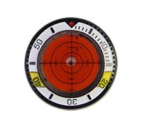 KIXZSAZ Play Like Pro With Unique Watch Frame Golf Accessory And Precise Round Bubble Level Golf Putting Aid Reader Effortless Accuracy Putting Green Reader, Orange White, 3.6x3.6x0.7cm