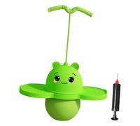 KIXZSAZ Pogo Ball With Handle Kids Pogo Stick Jumping Fun Sensory Training Reliable For Active Play Sessions Ball With Handle Is Toy For Children Or Those With Weak Balance, Green, 42x80cm