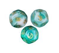 KIXZSAZ Polyhedral Dice Astrology Dice 12 Sided Board Game Props Constellation Choice For Game Nights And Fun Family Activities Constellation Astrology Role Play, Style D
